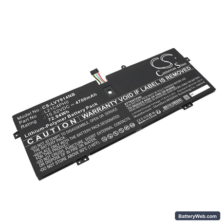 Lenovo Yoga 9 14ITL5-82BG008EPB Replacement Battery, 15.52V, 4700mAh, Li-Polymer 1