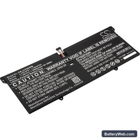 Lenovo Yoga 920 Replacement Battery, 7.68V, 8800mAh, Li-Polymer 1