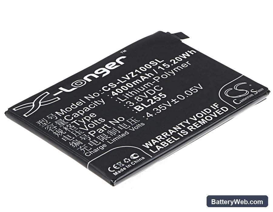 Lenovo Zuk Z1 Replacement Battery, 3.8V, 4000mAh, Li-Polymer 1