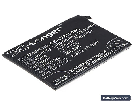 Lenovo Zuk Z1 Replacement Battery, 3.8V, 4000mAh, Li-Polymer 1