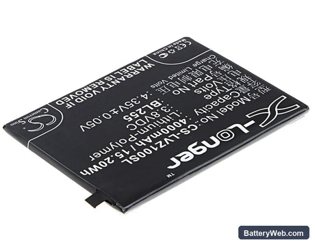 Lenovo Zuk Z1 Replacement Battery, 3.8V, 4000mAh, Li-Polymer 2
