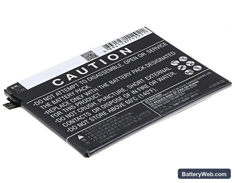 Lenovo Zuk Z1 Replacement Battery, 3.8V, 4000mAh, Li-Polymer 3