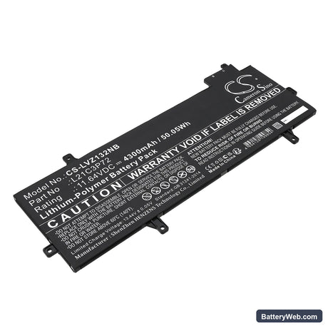 Lenovo ThinkPad Z13 Gen 1 21D20023GP Replacement Battery, 11.64V, 4300mAh, Li-Polymer 1