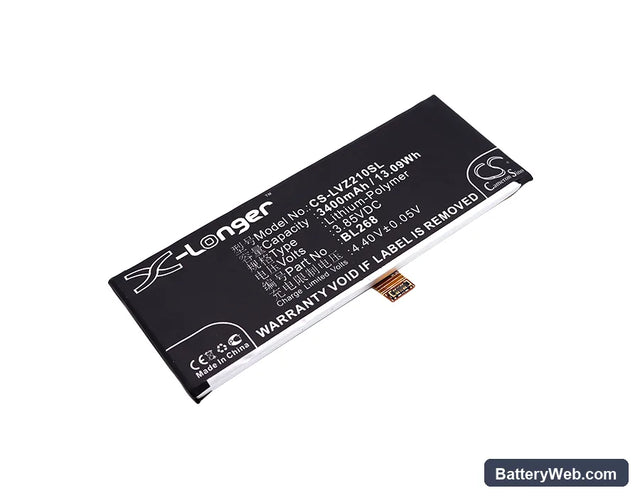 Lenovo Zuk 2 Replacement Battery, 3.85V, 3400mAh, Li-Polymer 1