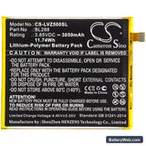 Lenovo Zuk Z5 Replacement Battery, 3.85V, 3050mAh, Li-Polymer 3