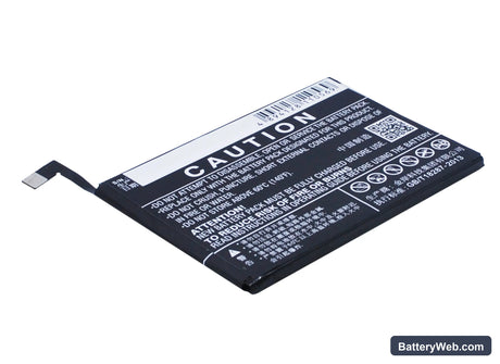 Lenovo Vibe Shot Replacement Battery, 3.8V, 2900mAh, Li-Polymer 3