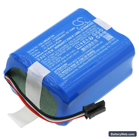Lawn Expert Robotic Lawnmower Replacement Battery, 22.2V, 2600mAh, Li-ion 1