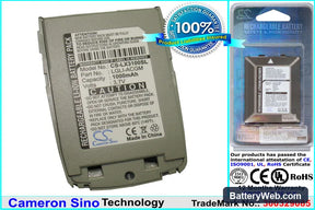 LG TM250 Replacement Battery, 3.7V, 1000mAh, Li-ion 1