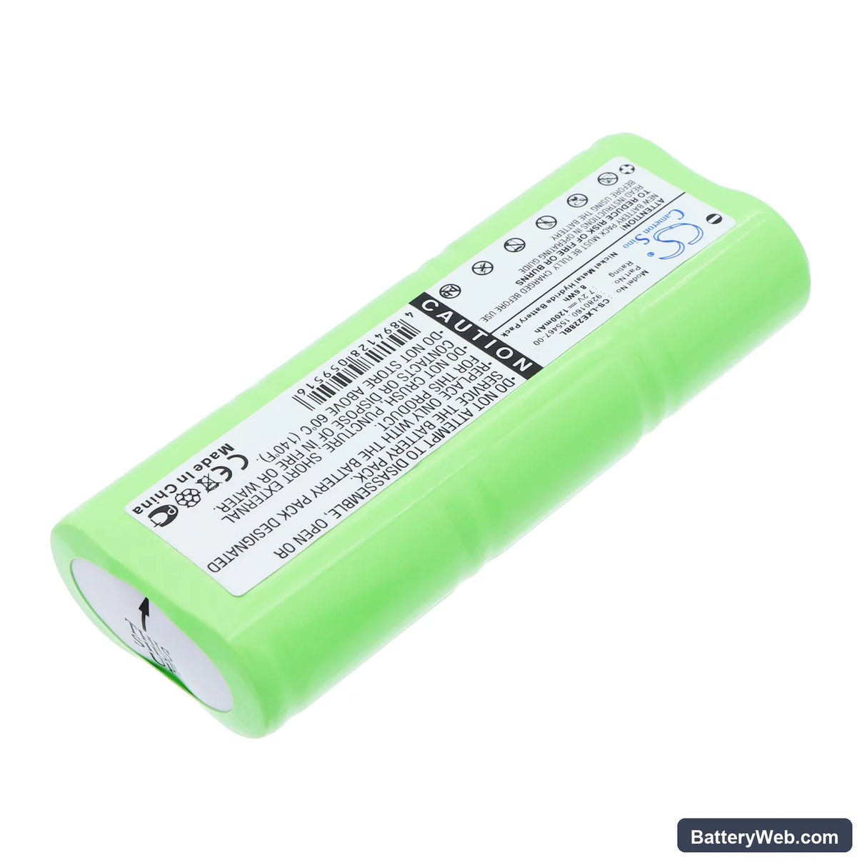 Honeywell 2280 Replacement Battery, 7.2V, 1200mAh, Ni-MH 2