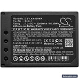 Olympus OM SYSTEM OM-1 Replacement Battery, 7.2V, 2260mAh, Li-ion 3
