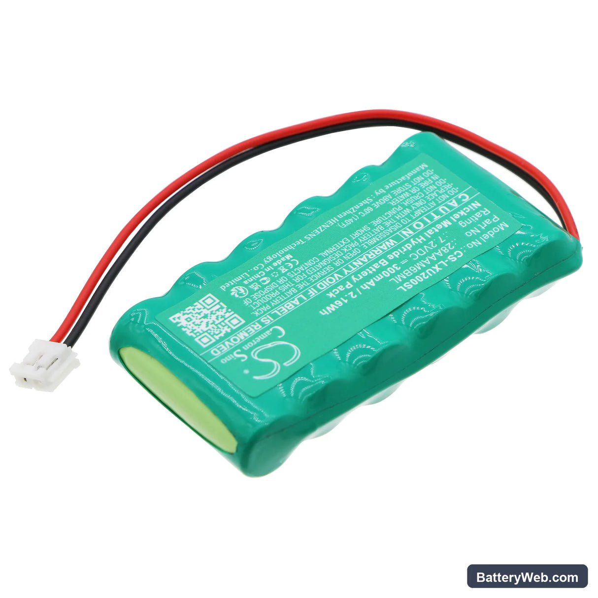 LEXUS IS200 Replacement Battery, 7.2V, 300mAh, Ni-MH 2