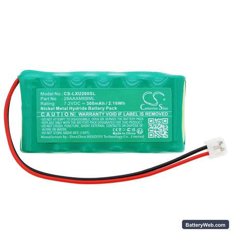 LEXUS IS200 Replacement Battery, 7.2V, 300mAh, Ni-MH 3
