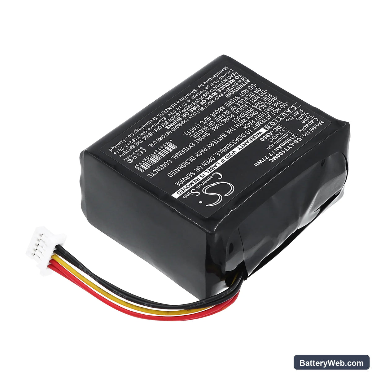 LYTRO ILLum A1 Replacement Battery, 3.7V, 2100mAh, Li-ion 2