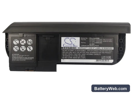 Lenovo ThinkPad X220 Tablet Replacement Battery, 11.1V, 4400mAh, Li-ion 5