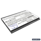 Launch X431 Replacement Battery, 3.7V, 1600mAh, Li-Polymer 2