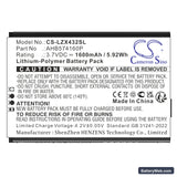 Launch X431 Replacement Battery, 3.7V, 1600mAh, Li-Polymer 3