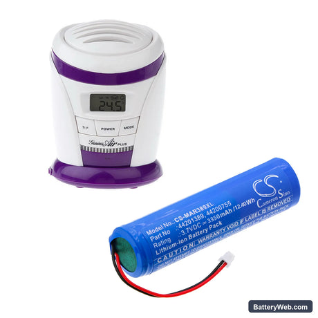 MARES ICON HD Replacement Battery, 3.7V, 3350mAh, Li-ion 6