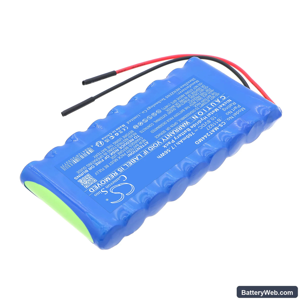Maquet Magnus OR Table Wireless Hand Control Replacement Battery, 10.8V, 700mAh, Ni-MH 2