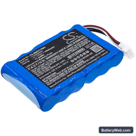 Mindray Umec10 Replacement Battery, 11.1V, 6400mAh, Li-ion 1