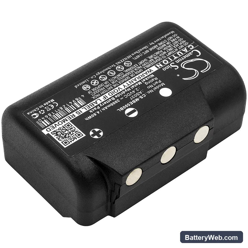 IMET BE5000 Replacement Battery, 2.4V, 2000mAh, Ni-MH 2