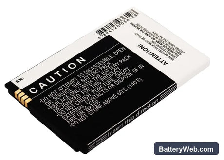 Motorola MB810 Replacement Battery, 3.7V, 1200mAh, Li-ion 3