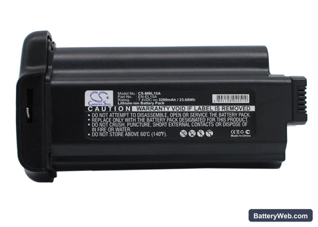 NiKon D7000 Replacement Battery, 7.4V, 3200mAh, Li-ion 1