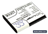 Motorola Backflip Replacement Battery, 3.7V, 1100mAh, Li-ion 2