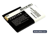 Motorola Backflip Replacement Battery, 3.7V, 1100mAh, Li-ion 3
