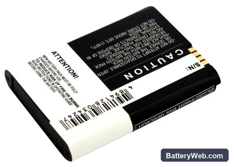 Motorola Backflip Replacement Battery, 3.7V, 1100mAh, Li-ion 4