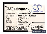 Motorola Backflip Replacement Battery, 3.7V, 1100mAh, Li-ion 5