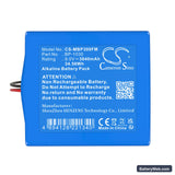 Merl Pointer 3000 ELT Emergency Locator Replacement Battery, 9V, 3840mAh, Alkaline 4