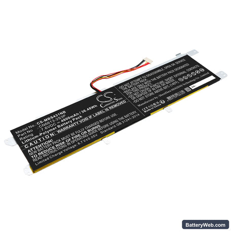 Avita NS14A2 Replacement Battery, 7.6V, 4800mAh, Li-Polymer 1