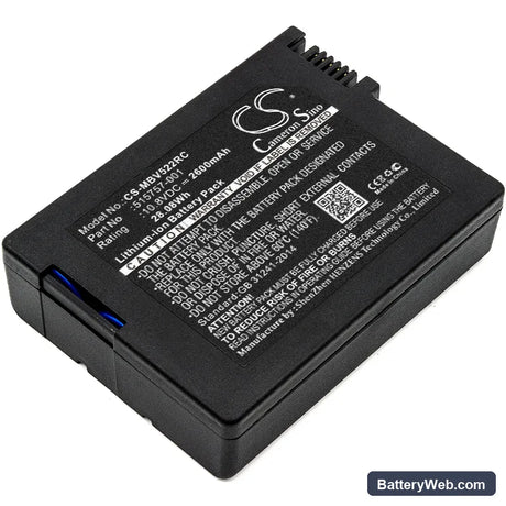 Motorola SBV5220 Replacement Battery, 10.8V, 2600mAh, Li-ion 1