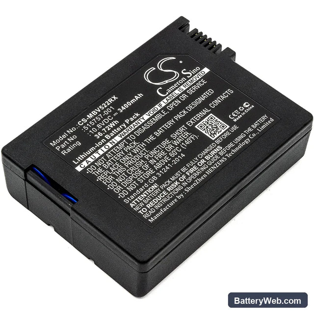 Motorola SBV5220 Replacement Battery, 10.8V, 3400mAh, Li-ion 1