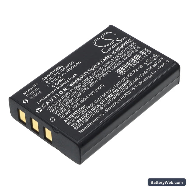 Symbol MC1000 Replacement Battery, 3.7V, 1800mAh, Li-ion 1