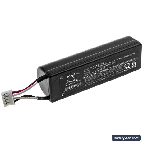 Motorola MC17 Replacement Battery, 3.7V, 2200mAh, Li-ion 1