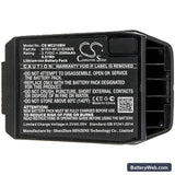 Motorola MC21 Replacement Battery, 3.7V, 2300mAh, Li-ion 3