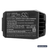 Motorola MC21 Replacement Battery, 3.7V, 1200mAh, Li-Polymer 3