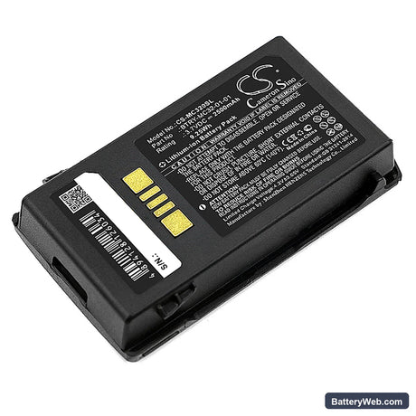 Zebra MC3200 Replacement Battery, 3.7V, 2500mAh, Li-ion 1