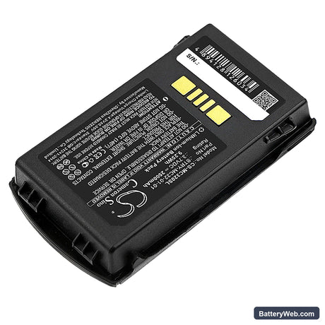 Zebra MC3200 Replacement Battery, 3.7V, 2500mAh, Li-ion 2
