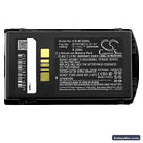 Zebra MC3200 Replacement Battery, 3.7V, 2500mAh, Li-ion 5