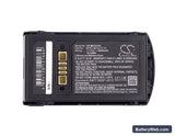 Zebra MC3200 Replacement Battery, 3.7V, 5200mAh, Li-ion 3