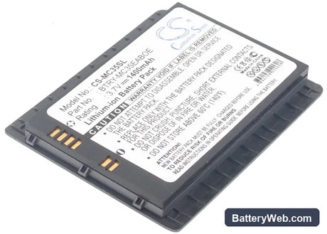 Symbol MC35 Replacement Battery, 3.7V, 1400mAh, Li-ion 1
