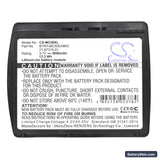 Symbol MC50 Replacement Battery, 3.7V, 3600mAh, Li-ion 5
