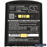 Symbol MC55 Replacement Battery, 3.7V, 2400mAh, Li-ion 3