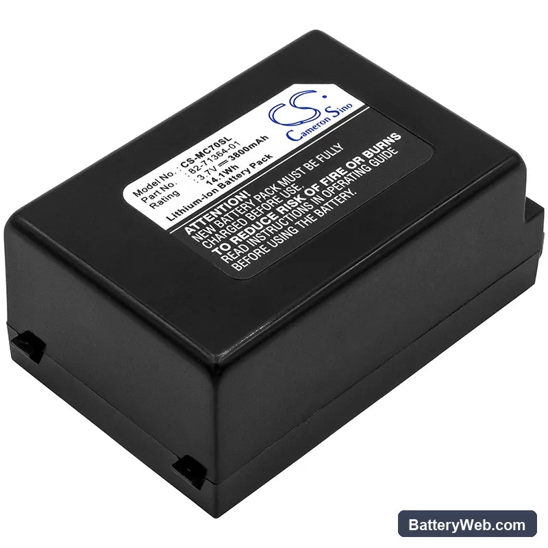 Symbol Replacement Battery, 3.7V, 3800mAh, Li-ion 1