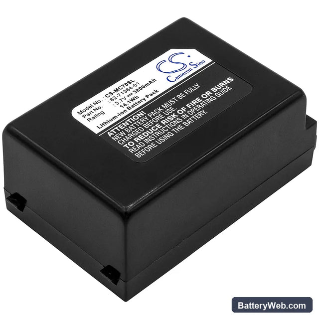 Symbol Replacement Battery, 3.7V, 3800mAh, Li-ion 1