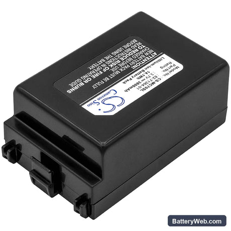 Symbol Replacement Battery, 3.7V, 3800mAh, Li-ion 2