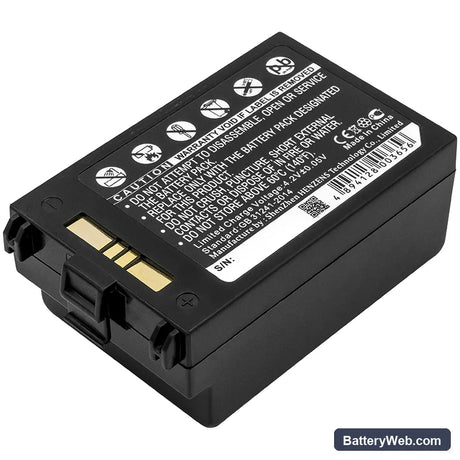 Symbol Replacement Battery, 3.7V, 3800mAh, Li-ion 3