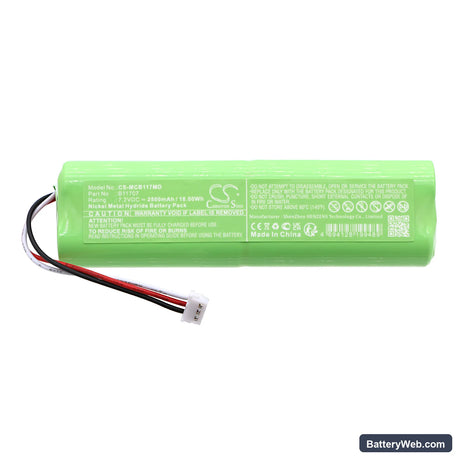 Medical Compression System ActiveCare + S.F.T Replacement Battery, 7.2V, 2500mAh, Ni-MH 3